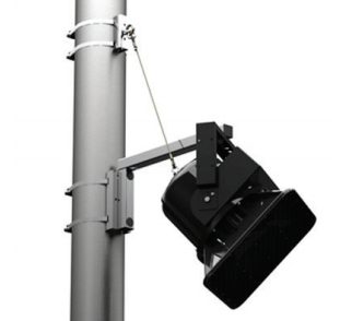 PM-SA-24(ADA) POLESTAR, 24" SUPPORT ARM, STAINLESS / POLE MOUNT PLATE, BAND KITS, & SAFETY ITEMS SOLD SEPARATELY
